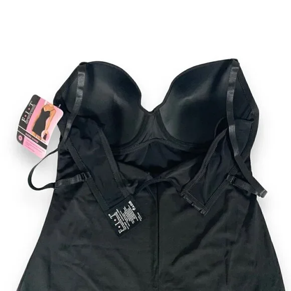 F.I.T. Inside Scoop Women's Black Shapewear Slip SZ. XL - Picture 8 of 11